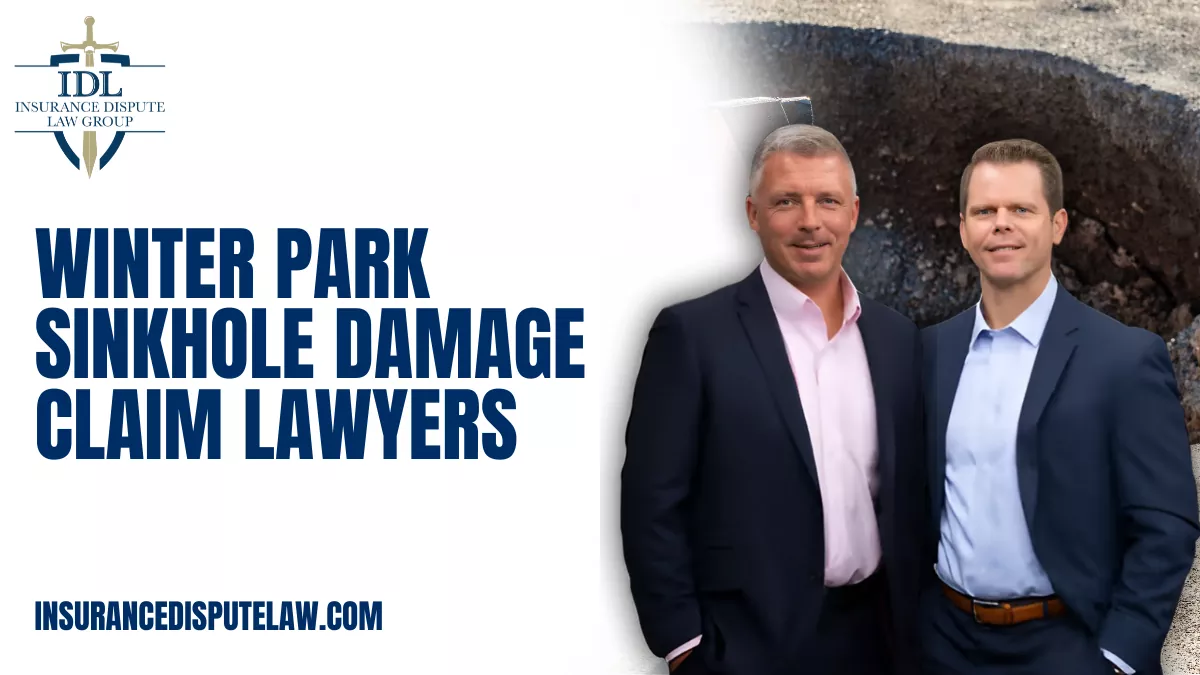 Sinkholes are a frequent and often devastating natural occurrence in Central Florida, especially in Winter Park, where underground limestone erosion causes unexpected ground collapses that threaten homes and businesses. At Insurance Dispute Law Group, our Winter Park sinkhole damage claim lawyers are dedicated to protecting homeowners and property owners from insurance companies that delay, underpay, or deny valid sinkhole claims.