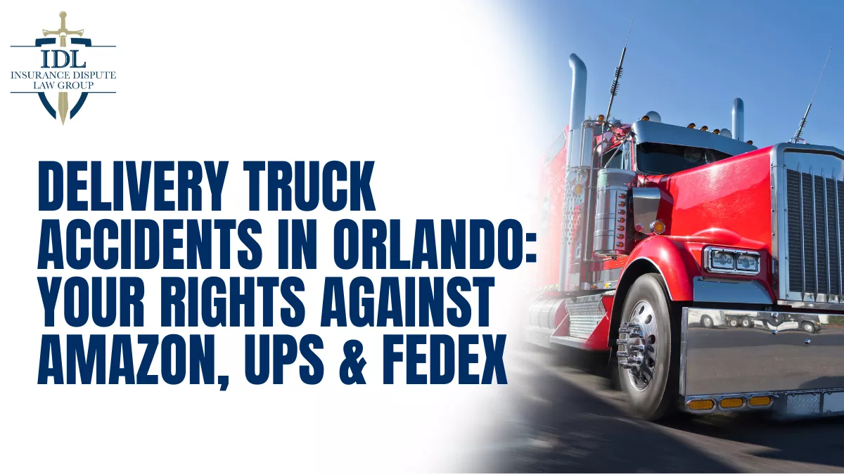 Delivery truck traffic has exploded across Orlando and Central Florida. With same-day and next-day shipping now the norm, companies like Amazon, UPS, FedEx, and regional courier services flood local roads every day. Unfortunately, this surge in delivery demand has led to a sharp increase in serious delivery truck accidents, leaving innocent drivers, pedestrians, and cyclists severely injured.
